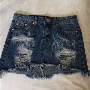 Jean skirt